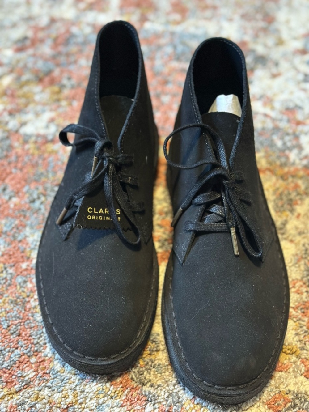 Clarks Men’s Black Suede Chukka Boots